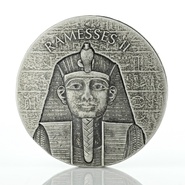 2017 Moneta d'argento 2oz Faraone Ramesses II