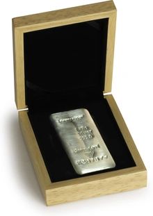 Cofanetto Regalo - Lingotto d'oro o argento Metalor 1kg