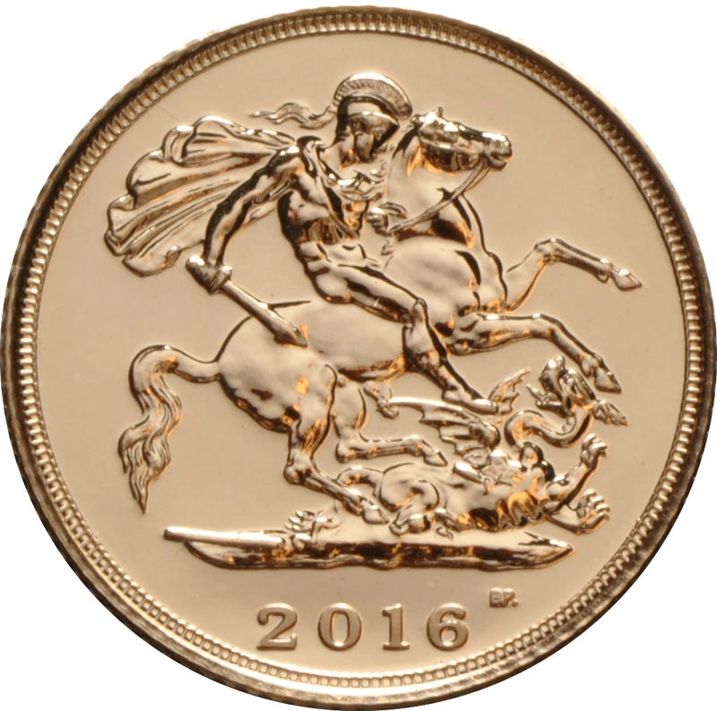 2016 Mezza Sterlina d'Oro