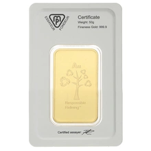Metalor Lingotto d'Oro 50 Grammi