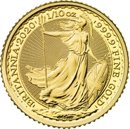 2020 Britannia d'Oro 1/10oz