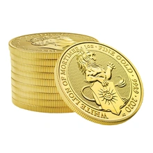 2020 Leone Bianco di Mortimer d'Oro 1oz - Queen's Beast