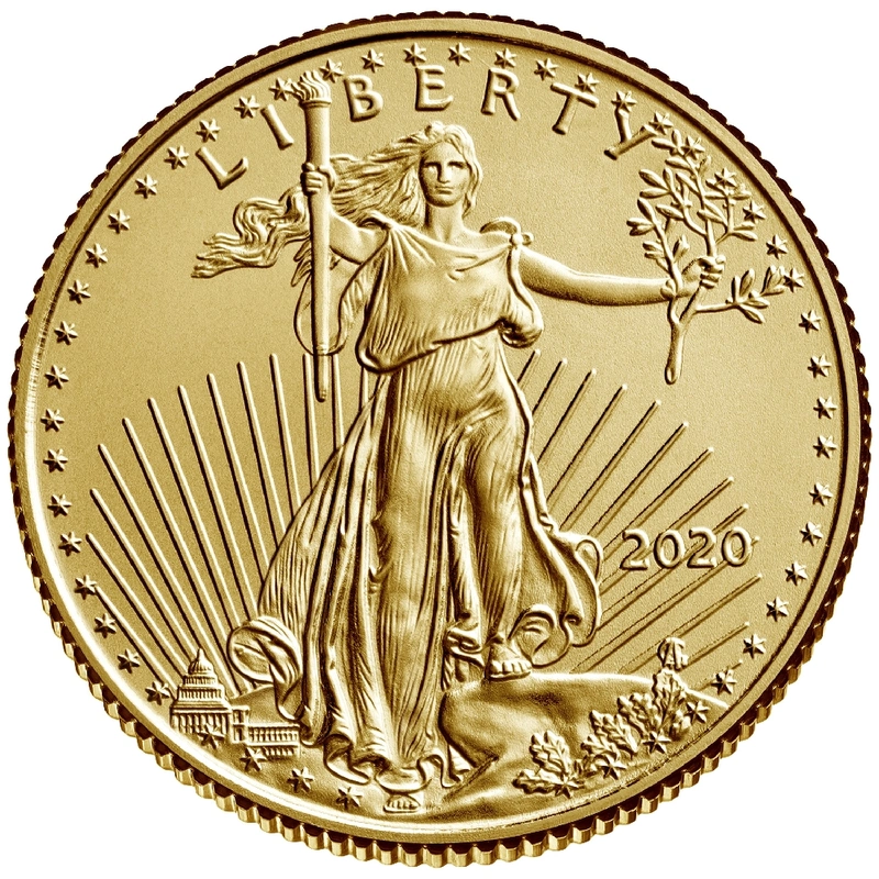 2020 Eagle Americana d'Oro 1/10oz
