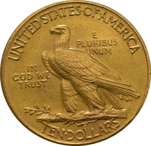 Eagle Americana Capo Indiano $10 d'Oro