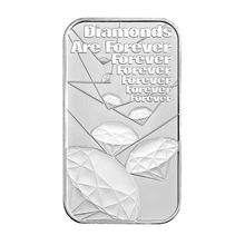 Lingotto d'argento 1oz - James Bond 007 'I Diamanti sono per sempre'