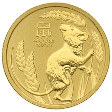 Anno del Topo d'Oro 2019 1/10oz - Perth Mint