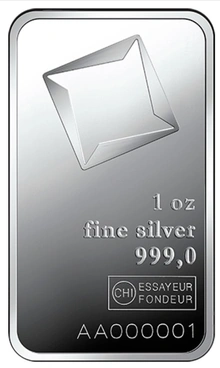 Valcambi Lingottino d'Argento da 1oz