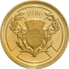 1986 Proof Sterline d'Oro - Cofanetto da 3 Monete