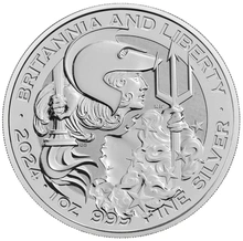 2024 Britannia & Liberty - Moneta d'argento da 1oz
