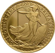 2002 Proof Britannia d'Oro - Cofanetto da 4 Monete