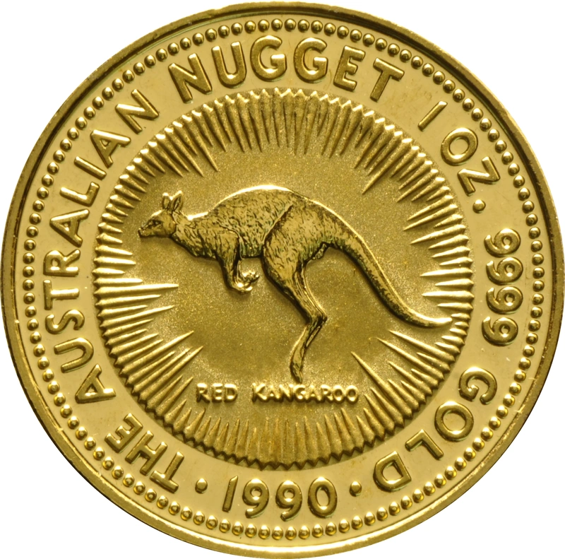 1990 Nugget Australiana d'Oro 1oz