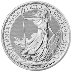2023 Britannia d'Argento 1kg Re Carlo III