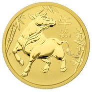 Anno del Bue d'Oro 2021 1/2oz - Perth Mint