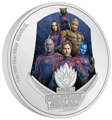 2023 Guardiani della Galassia - Moneta d'Argento 1oz Proof Confezionata