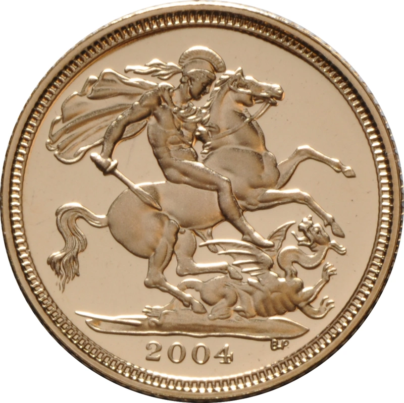 2004 Mezza Sterlina - Elisabetta II - Quarto Ritratto con Diadema - Proof senza Confezione