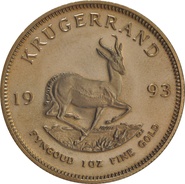 1993 1oz Krugerrand d'Oro