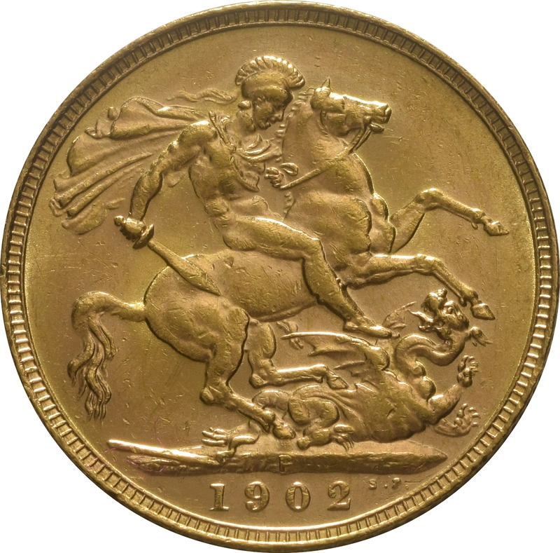 1902 Sterlina - Edoardo VII - P