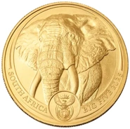 2025 Elefante - Moneta d'Oro 1oz Serie "Big Five"