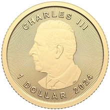 2024 1-20oz Maple Canadese Gold Coin Moneta d'oro