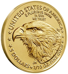 2026 Eagle Americana d'Oro 1/10oz