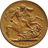 1914 Sterlina d'Oro - Giorgio V - M