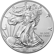 2020 Eagle Americana d'Argento 1oz