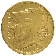 2003 Britannia mezza oncia d'Oro - Proof