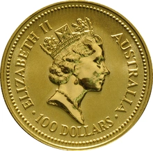 1990 Nugget Australiana d'Oro 1oz