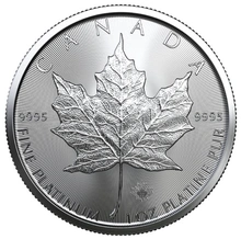 2022 Maple Canadese di Platino 1oz