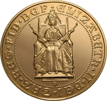 1989 Quintupla Sterlina non circolata: 500° Anniversario