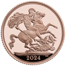 2024 Sterlina d'Oro Proof confezionata