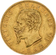 Marengo Italiano Emanuele II - 20 Lire