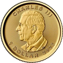 2026 Moneta d'Oro Maple Canadese 1/20 oz