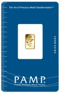 Pamp Rosa Lingottino d'Oro 1 grammo