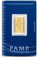 PAMP Rosa Lingottino d'Oro 2.5 Grammi