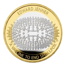 2023 - Edward Jenner - Moneta d'argento £2 Proof confezionata