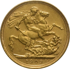 1909 Sterlina - Edoardo VII - S
