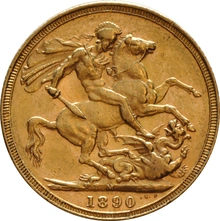 1890 Sterlina - Vittoria - Giubileo - M