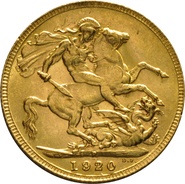 1920 Sterlina d'Oro Giorgio V - P