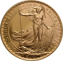1989 Proof Britannia d'Oro - Cofanetto da 4 Monete
