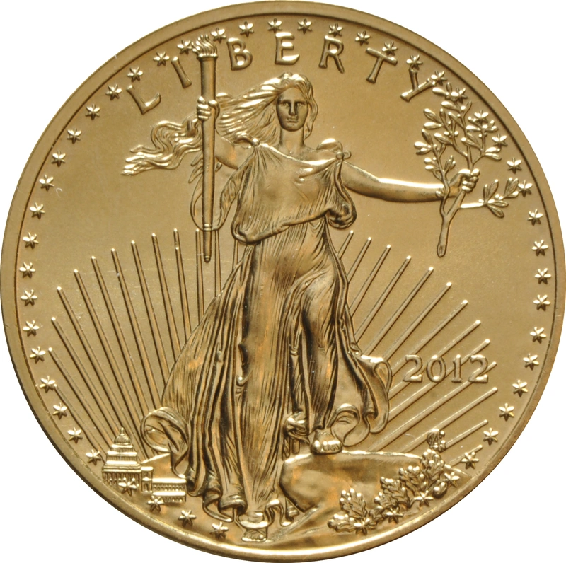 2012 Eagle Americana d'Oro 1/2oz