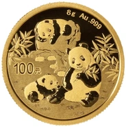 2025 Panda Cinese d'Oro 8g