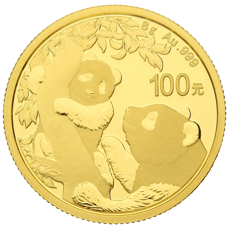 Panda Cinese 8g d'Oro - 2021