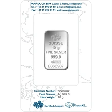 PAMP 10g Lingottino d'Argento