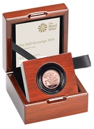 2019 Mezza Sterlina d'Oro Confezionata