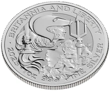 2025 Britannia & Liberty - Moneta d'argento da 1oz