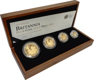 2009 Proof Britannia d'Oro - Cofanetto da 4 Monete