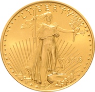 1998 Eagle Americana d'Oro 1/2oz