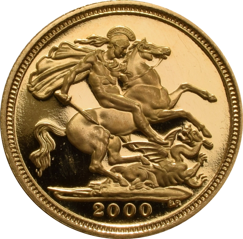 2000 Mezza Sterlina - Elisabetta II - Quarto Ritratto con Diadema - Proof senza Confezione