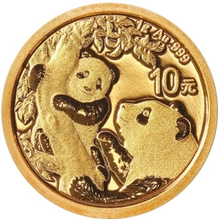 Panda Cinese 1g d'Oro - 2021